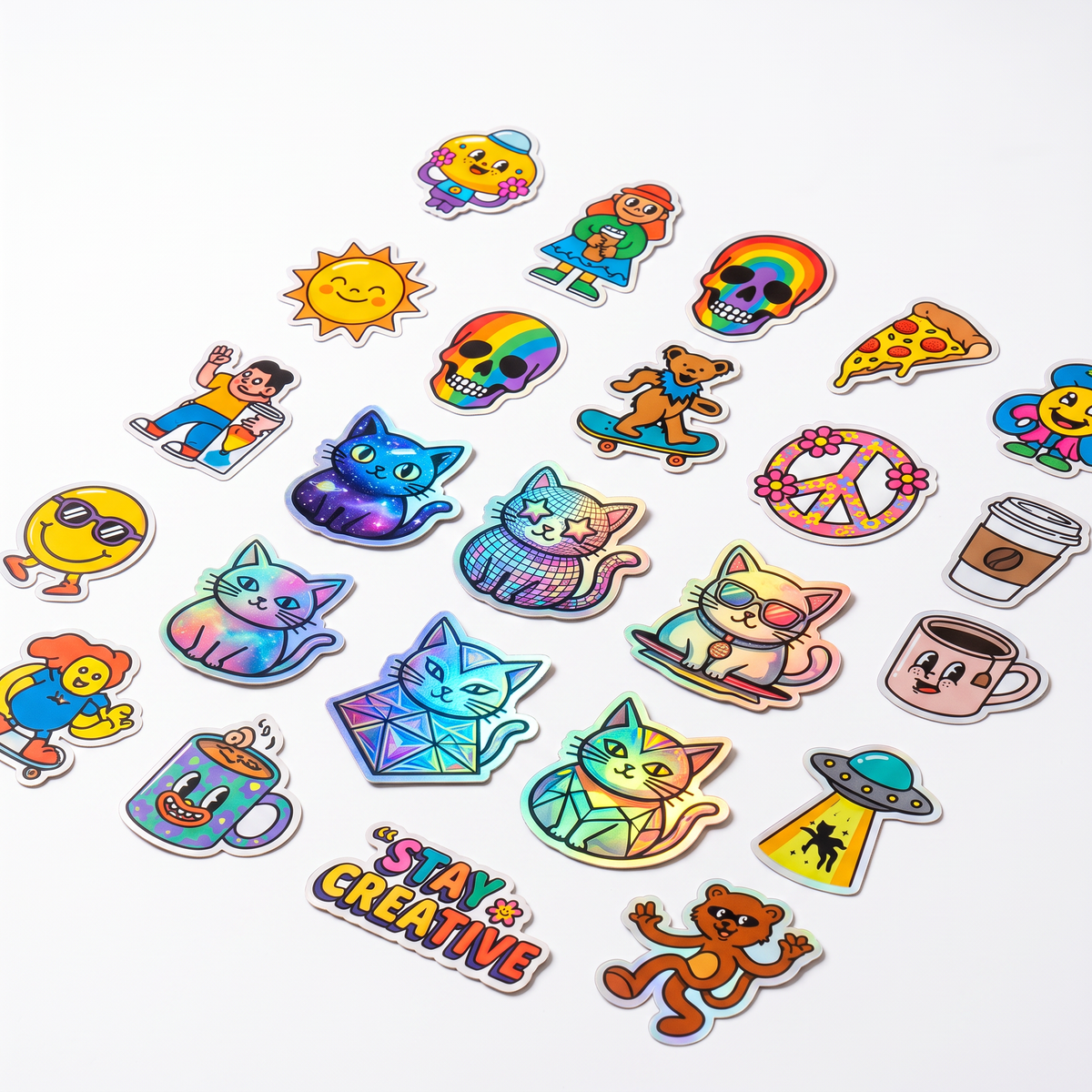 Die Cut / Kiss Cut Stickers - Print Press Packaging