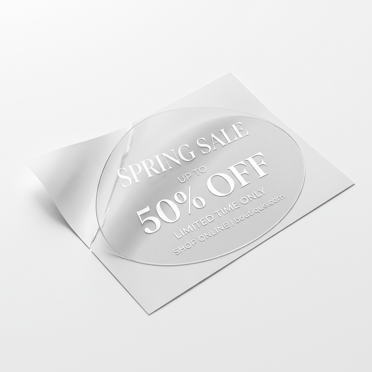 Window Clings - Print Press Packaging