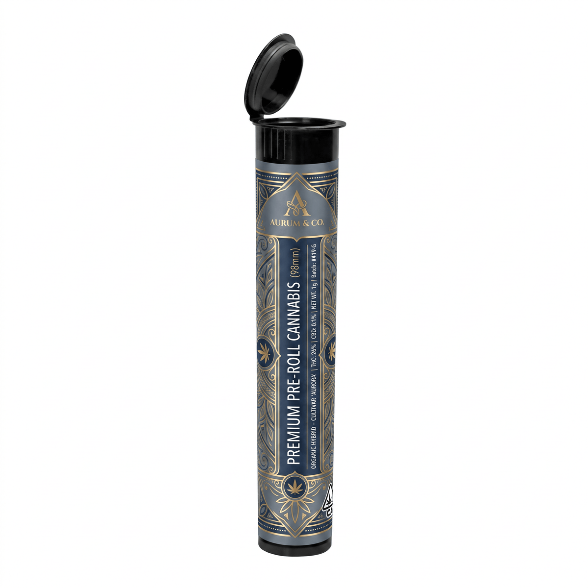 98mm Pop Top Tube + Label Set - Print Press Packaging