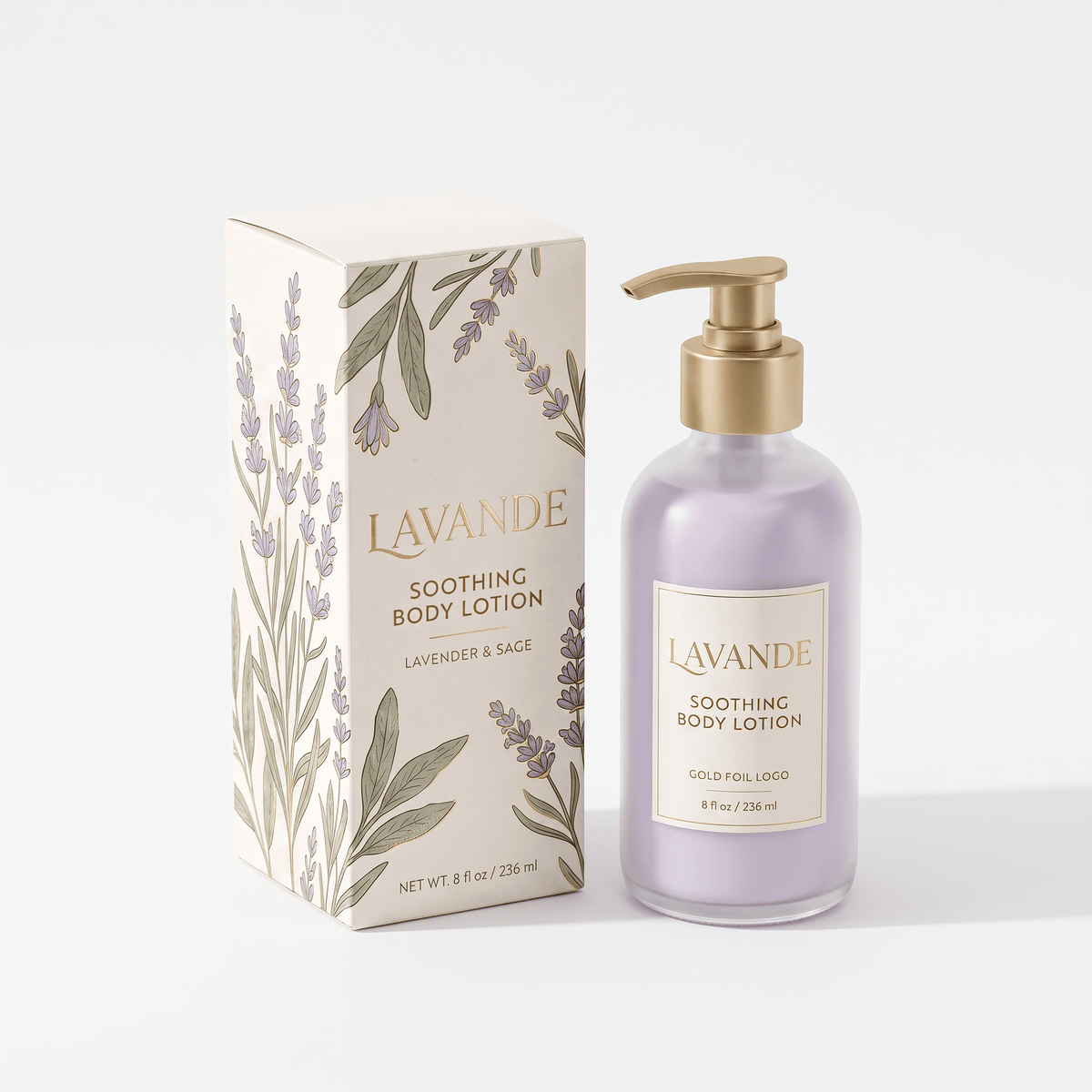 Body Lotion Box - Print Press Packaging