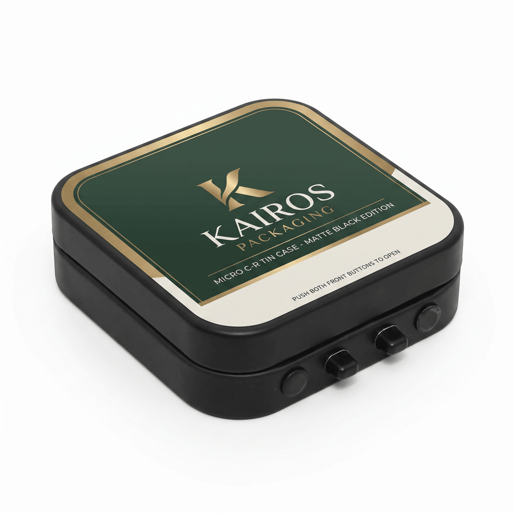 Micro Tin Case + Label Set - Print Press Packaging