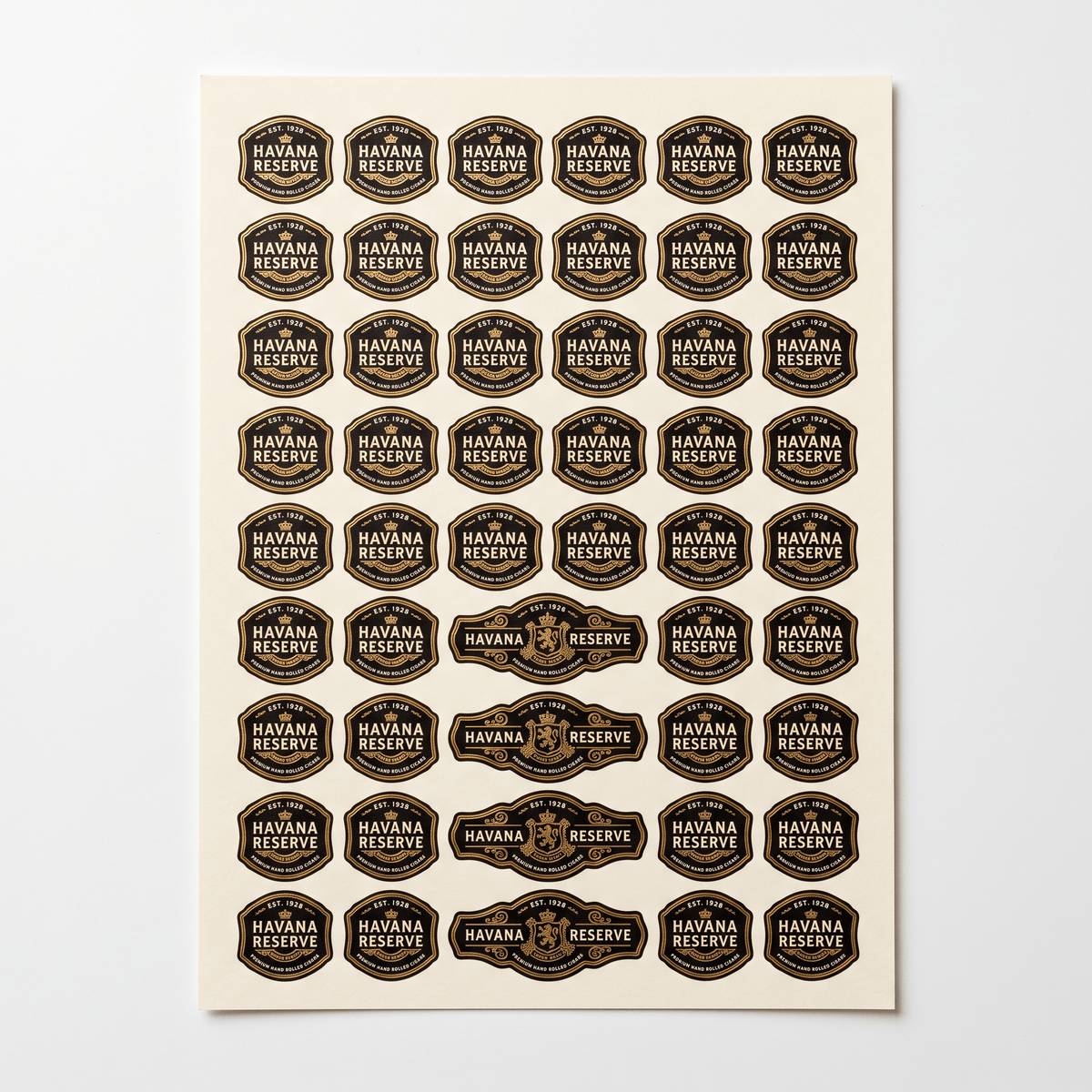 Custom Cigar Band Seal Labels - Print Press Packaging